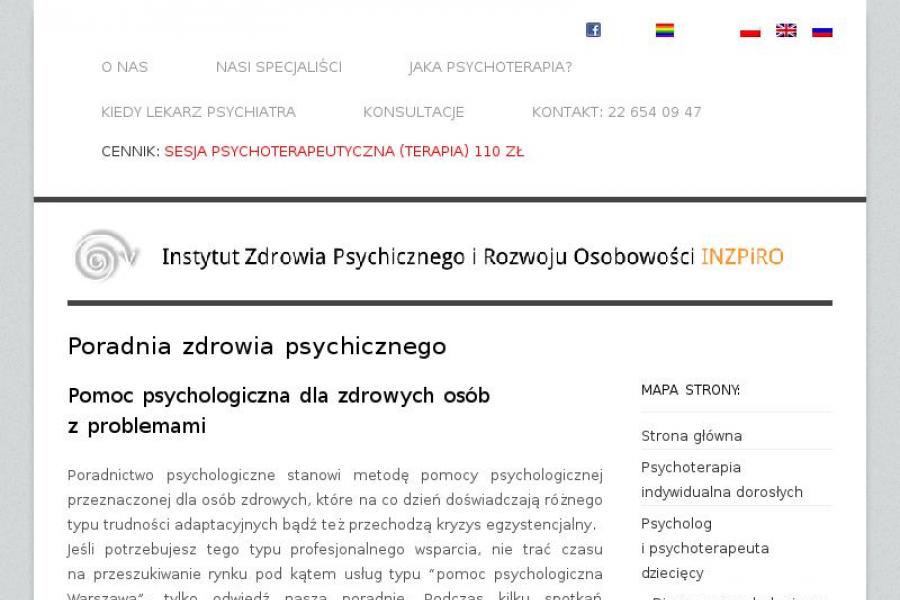 Pomoc psychologiczna – oferta na terenie Warszawy